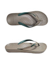 Sand/Olive Aussianas Classic 2.5 Arch Support Thongs - Aussie Soles AU