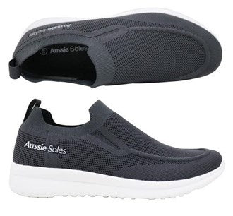 Grey/white Aussie Soles Sunshine leisure shoes - Aussie Soles AU