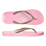 Pink/bronze Aussianas Slim 2.5 Arch Support Thongs