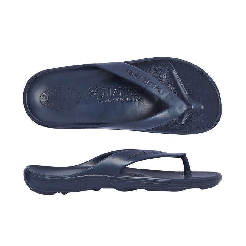 Navy Starfish Classic 2.0 Arch Support Thongs - Aussie Soles AU